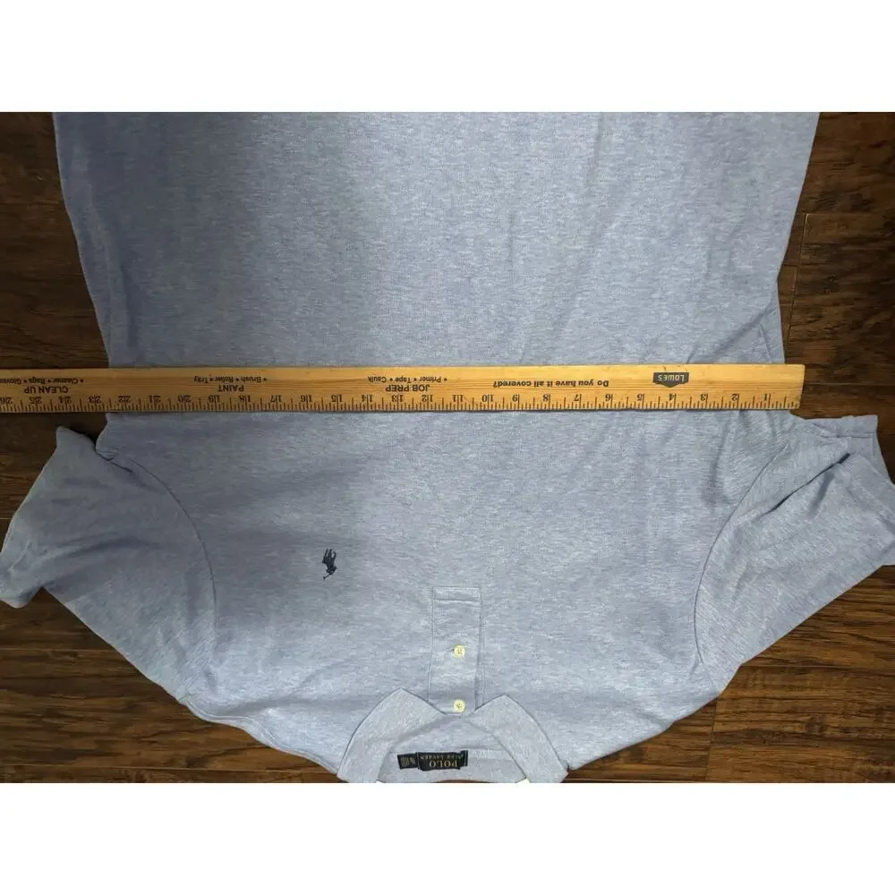 POLO by RALPH LAUREN Polo Blue Shirt Mens Pony Logo Golf Sz:XL